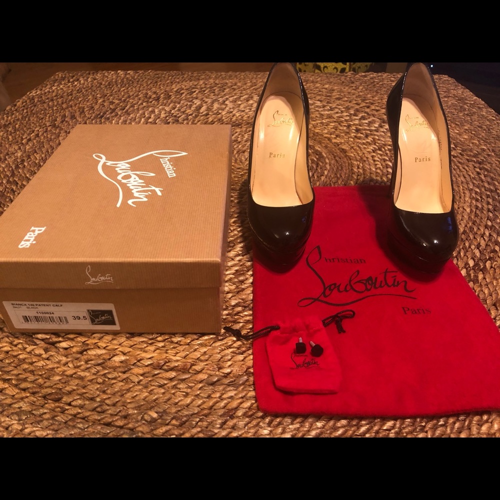 Christian Louboutin Bianca 140mm Patent Calf Heel